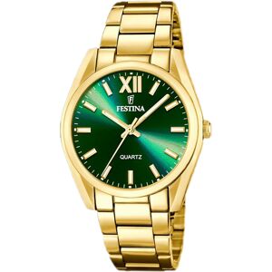 Festina Naisten kello F20640-9 Boyfriend Vihreä/Kullansävytetty Festina Naisten kello F20640-9 Boyfriend Vihreä/Kullansävytetty