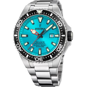 Festina Miesten kello F20663-5 Diver Sininen/Teräs Ø45.7 mm Festina Miesten kello F20663-5 Diver Sininen/Teräs Ø45.7 mm