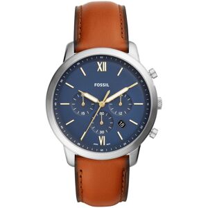 Fossil Miesten kello FS5453 Neutra Chrono Sininen/Nahka Ø44 mm Fossil Miesten kello FS5453 Neutra Chrono Sininen/Nahka Ø44 mm