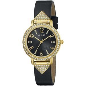Guess Naisten kello GW0473L2 Tri Luxe Musta/Nahka Ø32 mm Guess Naisten kello GW0473L2 Tri Luxe Musta/Nahka Ø32 mm
