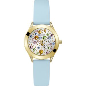 Guess Naisten kello GW0678L1 Mini Wonderlust Hopea/Kumi Ø34 mm Guess Naisten kello GW0678L1 Mini Wonderlust Hopea/Kumi Ø34 mm