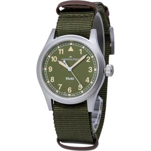 Hamilton Miesten kello H69401960 Khaki Field Vihreä/Tekstiili Ø38 mm Hamilton Miesten kello H69401960 Khaki Field Vihreä/Tekstiili Ø38 mm