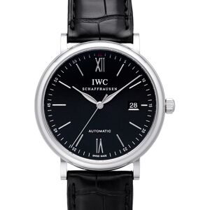 IWC Miesten kello IW356502 Portofino Musta/Nahka Ø40 mm IWC Miesten kello IW356502 Portofino Musta/Nahka Ø40 mm