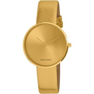 Jacques Lemans Naisten kello 1-2056H Design Kullattu/Nahka Ø36 mm Jacques Lemans Naisten kello 1-2056H Design Kullattu/Nahka Ø36 mm