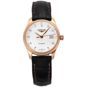 Longines Naisten kello L2.257.8.87.3 Master Valkoinen/Nahka Ø29 mm Longines Naisten kello L2.257.8.87.3 Master Valkoinen/Nahka Ø29 mm