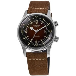 Longines Miesten kello L3.774.4.60.2 Legend Diver Ruskea/Nahka Ø42 mm Longines Miesten kello L3.774.4.60.2 Legend Diver Ruskea/Nahka Ø42 mm