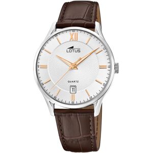 Lotus Miesten kello 18402/H Classic Valkoinen/Nahka Ø39 mm Lotus Miesten kello 18402/H Classic Valkoinen/Nahka Ø39 mm