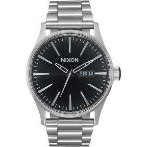 Nixon Miesten kello A3562348-00 The Sentry Musta/Teräs Ø42 mm Nixon Miesten kello A3562348-00 The Sentry Musta/Teräs Ø42 mm