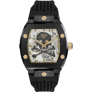 Philipp Plein Miesten kello PWBAA0521 The Skeleton Hopea/Kumi Ø44 mm Philipp Plein Miesten kello PWBAA0521 The Skeleton Hopea/Kumi Ø44 mm