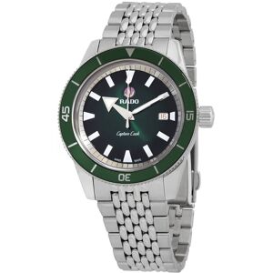 Rado Miesten kello R32505318 Captain Cook Vihreä/Teräs Ø42 mm Rado Miesten kello R32505318 Captain Cook Vihreä/Teräs Ø42 mm