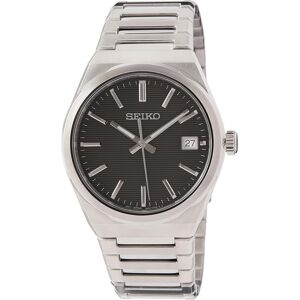 Seiko Miesten kello SUR557P1 Dress Musta/Teräs Ø38.9 mm Seiko Miesten kello SUR557P1 Dress Musta/Teräs Ø38.9 mm