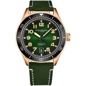Stührling Original Miesten kello 3989.5 Monaco Vihreä/Nahka Ø42 mm Stührling Original Miesten kello 3989.5 Monaco Vihreä/Nahka Ø42 mm