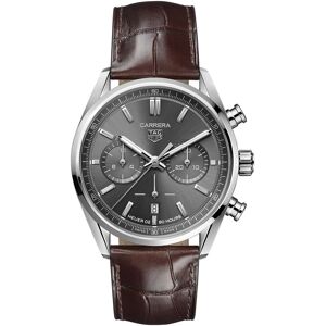 TAG Heuer Miesten kello CBN2012.FC6483 Carrera Harmaa/Nahka Ø42 mm TAG Heuer Miesten kello CBN2012.FC6483 Carrera Harmaa/Nahka Ø42 mm