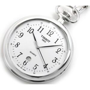 Tissot T82.6.550.12 T-Pocket Lepine Quartz Valkoinen Ø48.68 mm Tissot T82.6.550.12 T-Pocket Lepine Quartz Valkoinen Ø48.68 mm