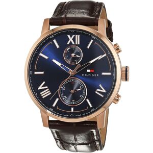 Tommy Hilfiger Miesten kello 1791308 Alden Sininen/Nahka Ø44 mm Tommy Hilfiger Miesten kello 1791308 Alden Sininen/Nahka Ø44 mm