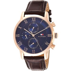 Tommy Hilfiger Miesten kello 1791399 Sininen/Nahka Ø44 mm Tommy Hilfiger Miesten kello 1791399 Sininen/Nahka Ø44 mm