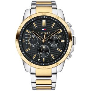 Tommy Hilfiger Miesten kello 1791559 Musta/Kullansävytetty teräs Tommy Hilfiger Miesten kello 1791559 Musta/Kullansävytetty teräs