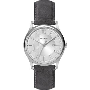 Versace Miesten kello VE4A00120 Aiakos Hopea/Nahka Ø44 mm Versace Miesten kello VE4A00120 Aiakos Hopea/Nahka Ø44 mm