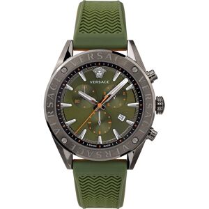 Versace Miesten kello VEHB00319 V Chrono Vihreä/Muovi Ø45 mm Versace Miesten kello VEHB00319 V Chrono Vihreä/Muovi Ø45 mm