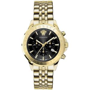 Versace Miesten kello VEV602123 Signature Musta/Kullansävytetty Versace Miesten kello VEV602123 Signature Musta/Kullansävytetty