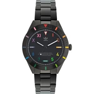 Adidas Miesten kello AOFH22056 Fashion Edition Musta/Teräs Ø41 mm Adidas Miesten kello AOFH22056 Fashion Edition Musta/Teräs Ø41 mm