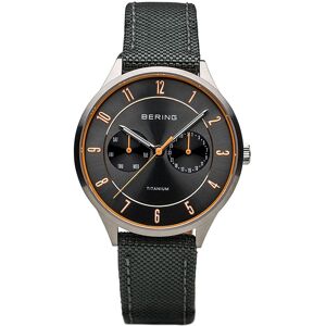 Bering Miesten kello 11539-879 Titanium Harmaa/Tekstiili Ø39 mm Bering Miesten kello 11539-879 Titanium Harmaa/Tekstiili Ø39 mm
