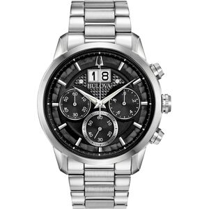 Bulova Miesten kello 96B319 Musta/Teräs Ø44 mm Bulova Miesten kello 96B319 Musta/Teräs Ø44 mm