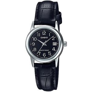 Casio Naisten kello LTP-V002L-1BUDF Classic Musta/Nahka Ø25 mm Casio Naisten kello LTP-V002L-1BUDF Classic Musta/Nahka Ø25 mm