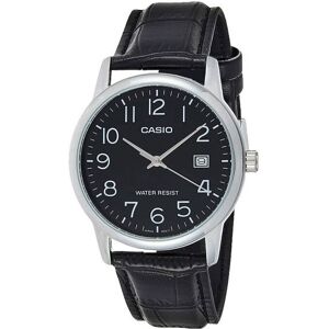 Casio Miesten kello MTP-V002L-1BUDF Classic Musta/Nahka Ø37 mm Casio Miesten kello MTP-V002L-1BUDF Classic Musta/Nahka Ø37 mm