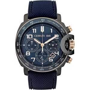 Cerruti 1881 Miesten kello CIWGO2206801 Musta/Kumi Ø46 mm Cerruti 1881 Miesten kello CIWGO2206801 Musta/Kumi Ø46 mm