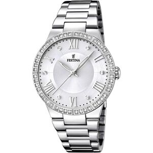 Festina Naisten kello F16719-1 Valkoinen/Teräs Ø36 mm Festina Naisten kello F16719-1 Valkoinen/Teräs Ø36 mm