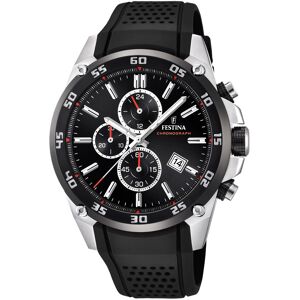 Festina Miesten kello F20330-5 Musta/Kumi Ø46 mm Festina Miesten kello F20330-5 Musta/Kumi Ø46 mm