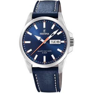 Festina Miesten kello F20358-3 Sininen/Nahka Ø41 mm Festina Miesten kello F20358-3 Sininen/Nahka Ø41 mm