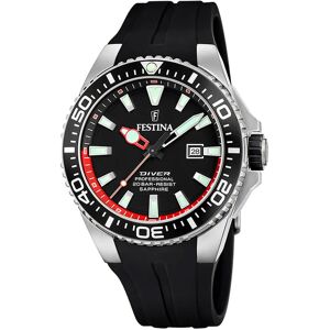 Festina Miesten kello F20664-3 The Original Diver Musta/Kumi Ø45.7 mm Festina Miesten kello F20664-3 The Original Diver Musta/Kumi Ø45.7 mm