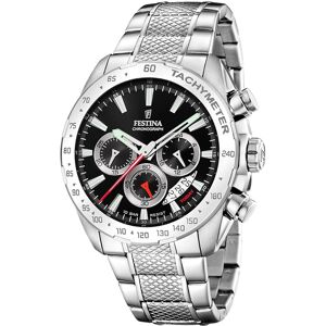 Festina Miesten kello F20668-4 Timeless Musta/Teräs Ø44.5 mm Festina Miesten kello F20668-4 Timeless Musta/Teräs Ø44.5 mm