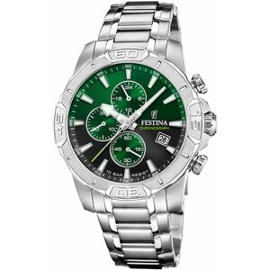 Festina Miesten kello F20704-5 Timeless Monivärinen/Teräs Ø45 mm Festina Miesten kello F20704-5 Timeless Monivärinen/Teräs Ø45 mm