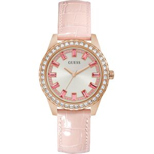 Guess Naisten kello GW0032L2 Sparkling Pink Hopea/Nahka Ø36 mm Guess Naisten kello GW0032L2 Sparkling Pink Hopea/Nahka Ø36 mm