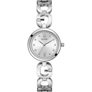 Guess Naisten kello GW0759L1 Empower Hopea/Teräs Ø30 mm Guess Naisten kello GW0759L1 Empower Hopea/Teräs Ø30 mm
