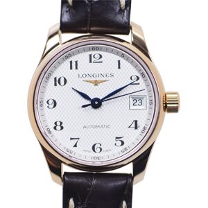 Longines Naisten kello L2.128.8.78.3 Master Hopea/Nahka Ø25.5 mm Longines Naisten kello L2.128.8.78.3 Master Hopea/Nahka Ø25.5 mm