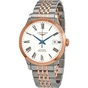 Longines Miesten kello L2.820.5.11.7 Record Valkoinen/18K punakultaa Longines Miesten kello L2.820.5.11.7 Record Valkoinen/18K punakultaa