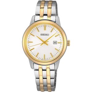 Seiko Naisten kello SUR410P1 Classic Hopea/Kullansävytetty teräs Seiko Naisten kello SUR410P1 Classic Hopea/Kullansävytetty teräs