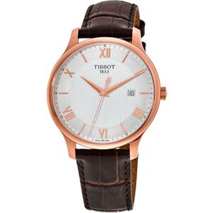 Tissot Miesten kello T063.610.36.038.00 Tradition Hopea/Nahka Ø42 mm Tissot Miesten kello T063.610.36.038.00 Tradition Hopea/Nahka Ø42 mm