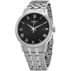 Tissot Miesten kello T129.410.11.053.00 T-Classic Musta/Teräs Ø42 mm Tissot Miesten kello T129.410.11.053.00 T-Classic Musta/Teräs Ø42 mm