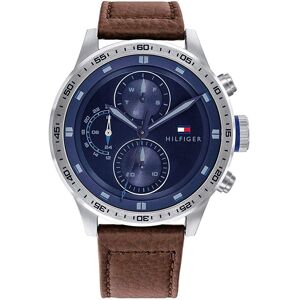Tommy Hilfiger Miesten kello 1791807 Sininen/Nahka Ø46 mm Tommy Hilfiger Miesten kello 1791807 Sininen/Nahka Ø46 mm