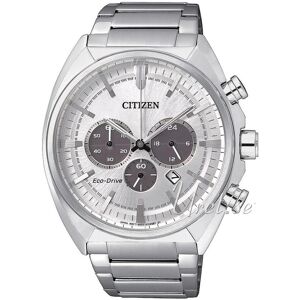 Citizen Miesten kello CA4280-53A Chrono Hopea/Teräs Ø43 mm Citizen Miesten kello CA4280-53A Chrono Hopea/Teräs Ø43 mm