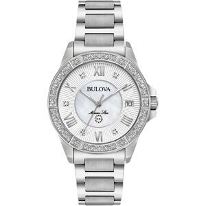 Bulova Naisten kello 96R232 Valkoinen/Teräs Ø32 mm Bulova Naisten kello 96R232 Valkoinen/Teräs Ø32 mm