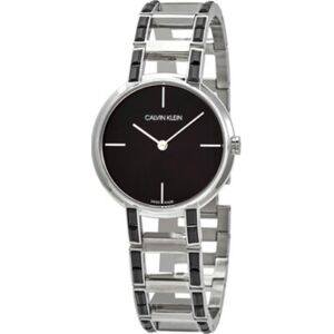 Calvin Klein Naisten kello K8NX3UB1 Musta/Teräs Ø32 mm Calvin Klein Naisten kello K8NX3UB1 Musta/Teräs Ø32 mm