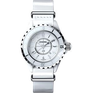 Chanel Naisten kello H4656 J12 Valkoinen/Nahka Ø33 mm Chanel Naisten kello H4656 J12 Valkoinen/Nahka Ø33 mm