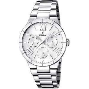 Festina Naisten kello F16716-1 Valkoinen/Teräs Ø36 mm Festina Naisten kello F16716-1 Valkoinen/Teräs Ø36 mm
