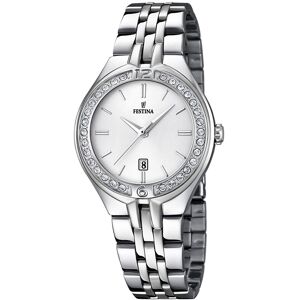 Festina Naisten kello F16867-1 Valkoinen/Teräs Ø33 mm Festina Naisten kello F16867-1 Valkoinen/Teräs Ø33 mm